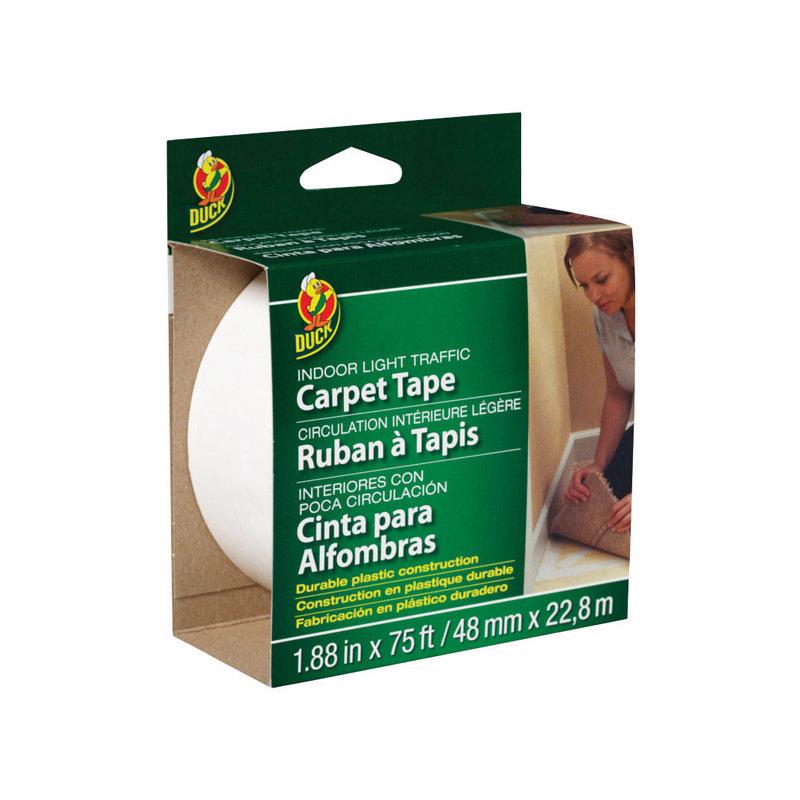 DUCK - Duck 1.88 in. W X 75 ft. L Reversible Scrim Indoor Carpet Tape