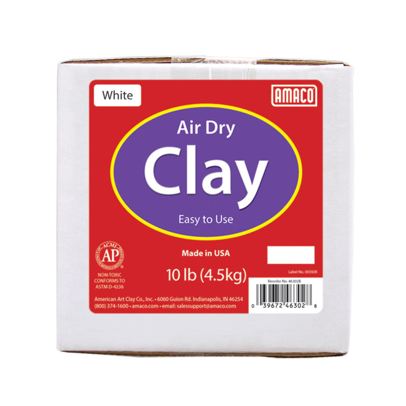 AMACO - Air Dry Clay, White, 10 lbs.