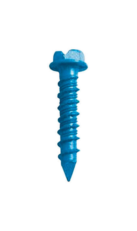 ITW - Tapcon 1/4 in. D X 3-3/4 in. L Steel Hex Head Concrete Screw Anchor