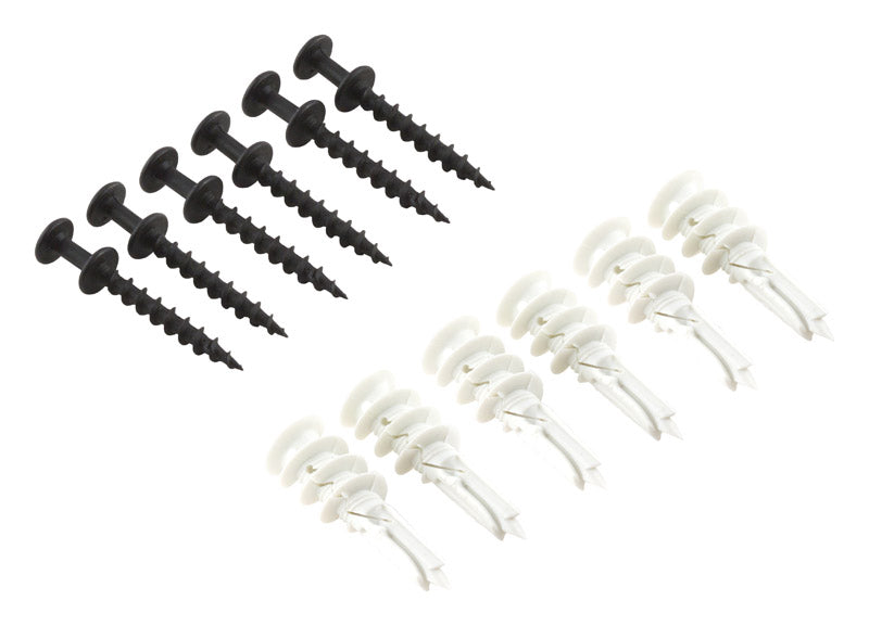 HANGMAN - Hangman Bear Claw White Self-Drilling Wall Hangers w/Anchors 100 lb 6 each