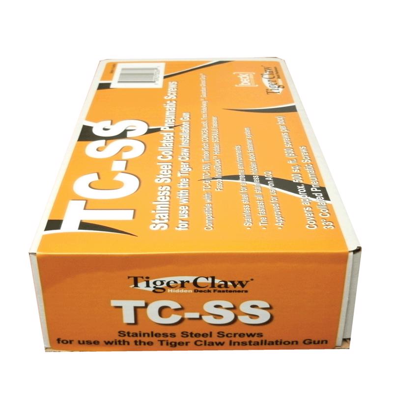 TIGERCLAW - TigerClaw Angled Strip Black Oxide Scrail Fasteners 930 pk