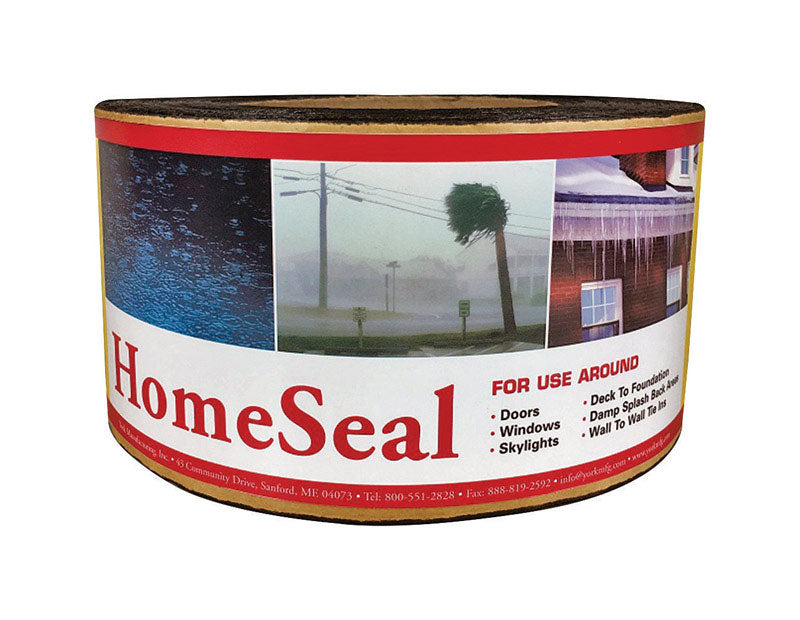 YORK - York HomeSeal 9 in. W X 900 in. L Asphalt/Polyethylene Flashing Black