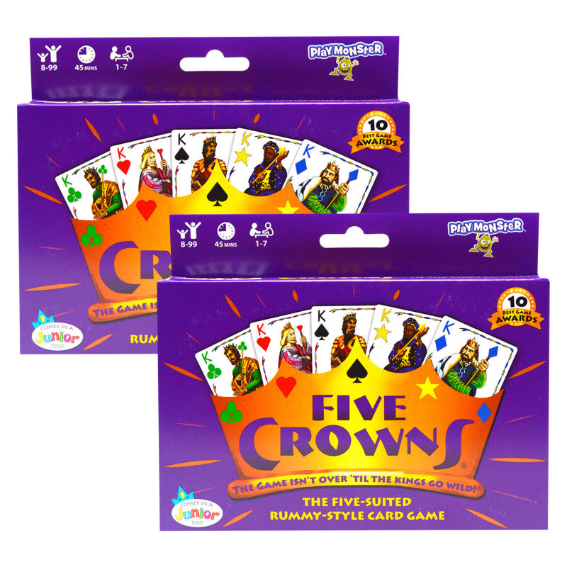 PLAYMONSTER - Five Crowns® Game, Pack of 2