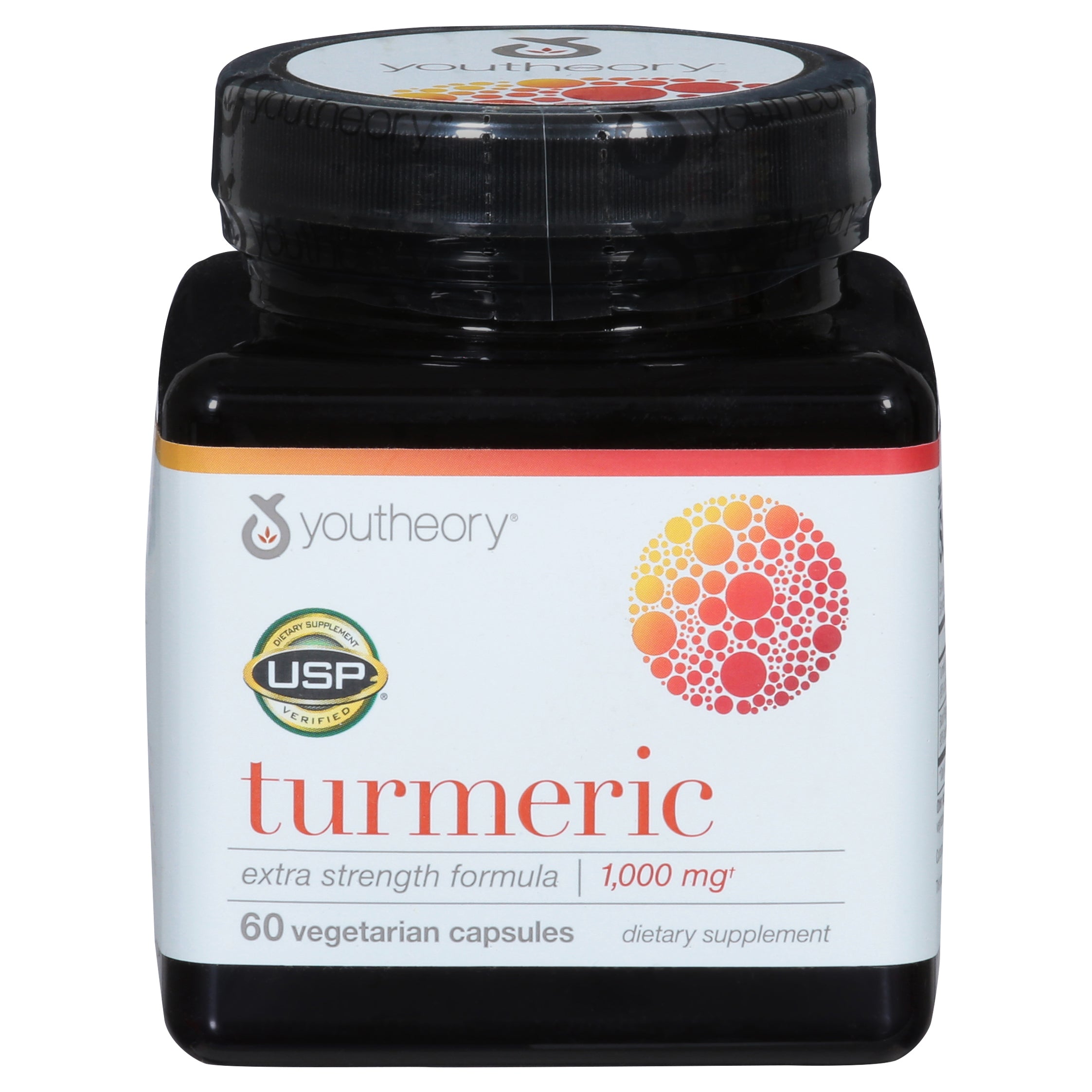 youtheory Extra Strength Formula Turmeric 60 Capsules - Case of 1