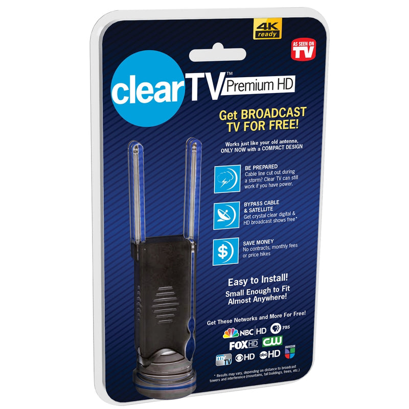 CLEARTV - ClearTV Indoor Antenna Metal/Plastic 1 pk
