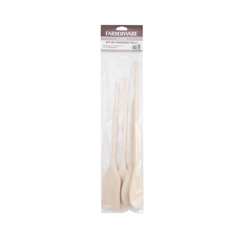 FARBERWARE - Farberware Beige Wood Spoons