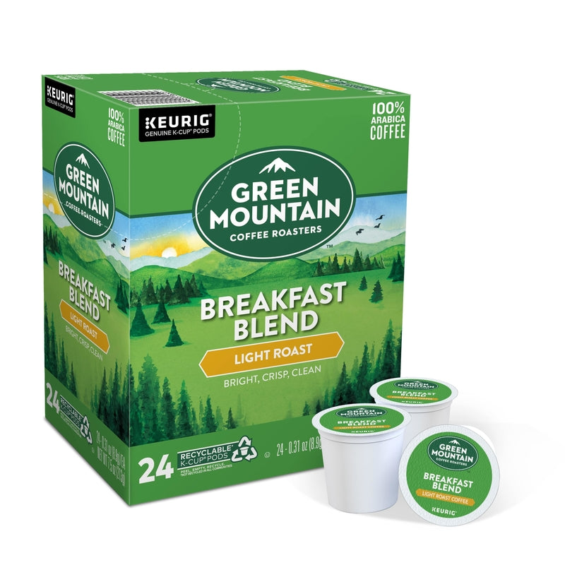 KEURIG - Keurig Green Mountain Coffee Light Roast Breakfast Blend Coffee K-Cups 24 pk