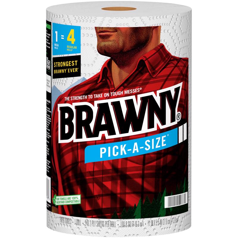 BRAWNY - Brawny Pick-A-Size Paper Towels 240 sheet 2 ply 1 pk - Case of 6