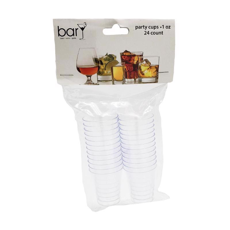 BARY3 - BarY3 1 oz Clear Polyester Disposable Shot Glass