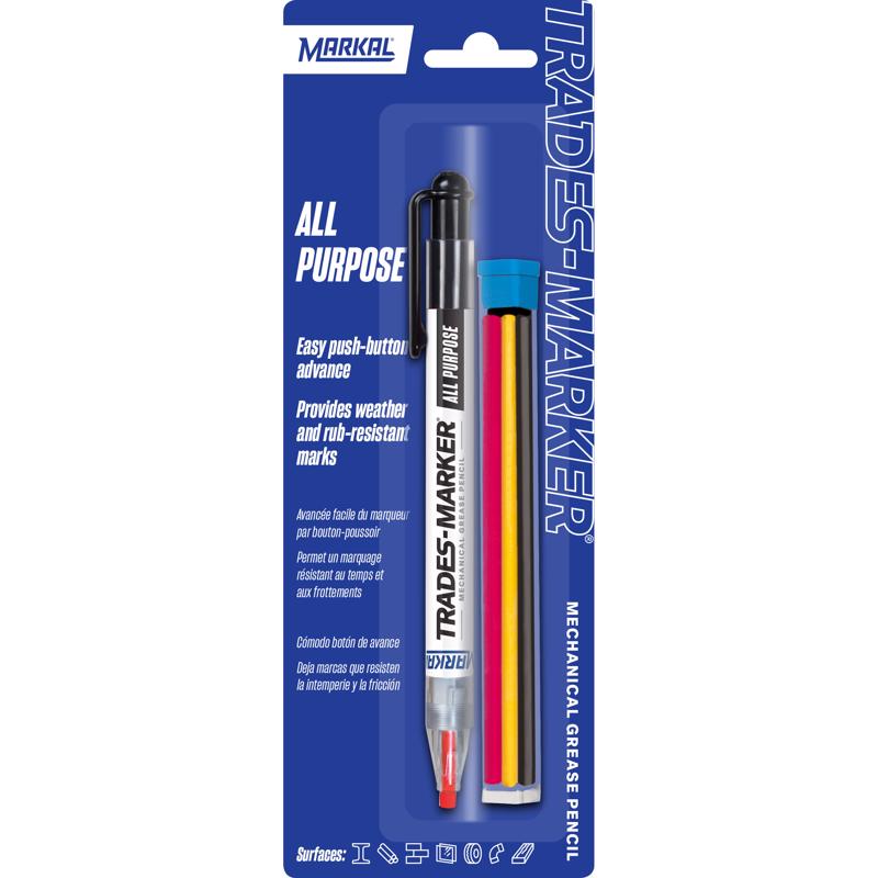 MARKAL - Markal Trades Marker Assorted Medium Tip Markers 4 pk - Case of 6