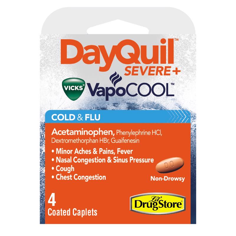 VICKS - Vicks DayQuil VapoCOOL Orange Cold & Flu Relief - Case of 6