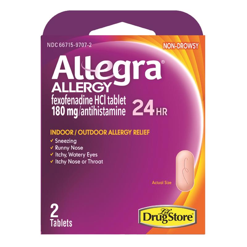 ALLEGRA - Allegra Allergy Relief 180 mg - Case of 6