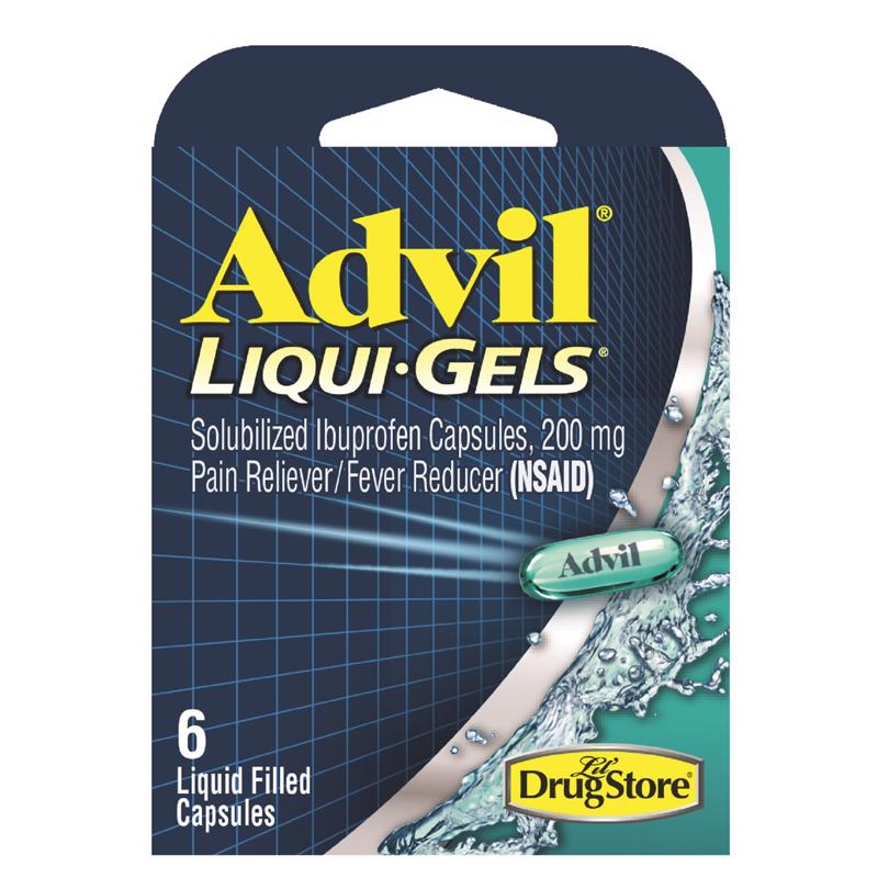 ADVIL - Advil Liqui-Gels Pain Reliever/Fever Reducer 6 ct - Case of 6