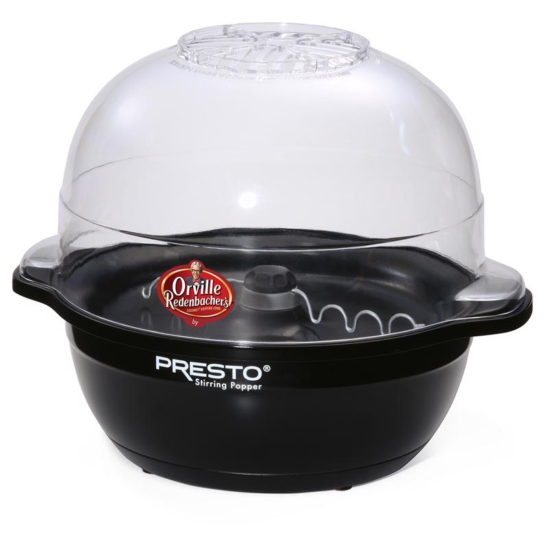 PRESTO - Presto Orville Redenbacher's Gloss Black 6 qt Oil Popcorn Popper