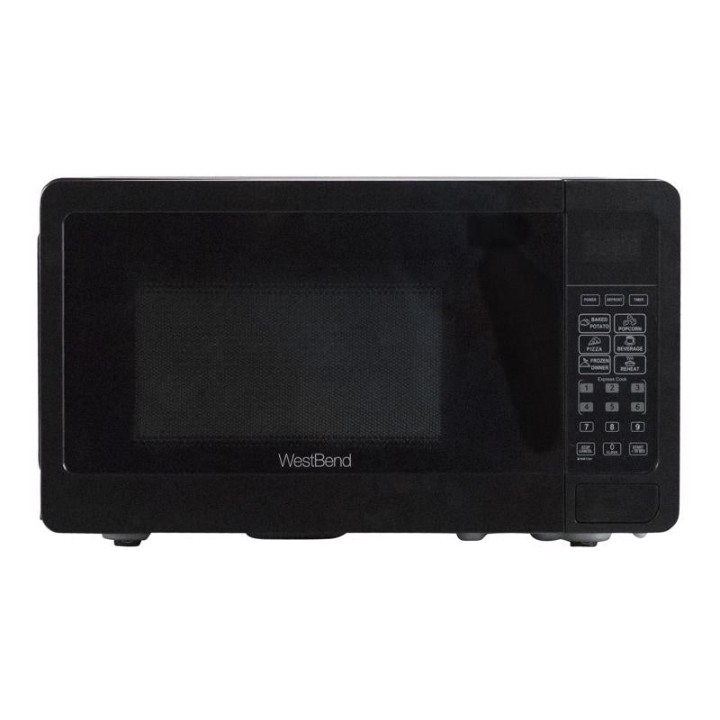 WESTBEND - West Bend 0.7 cu ft Black Microwave 700 W