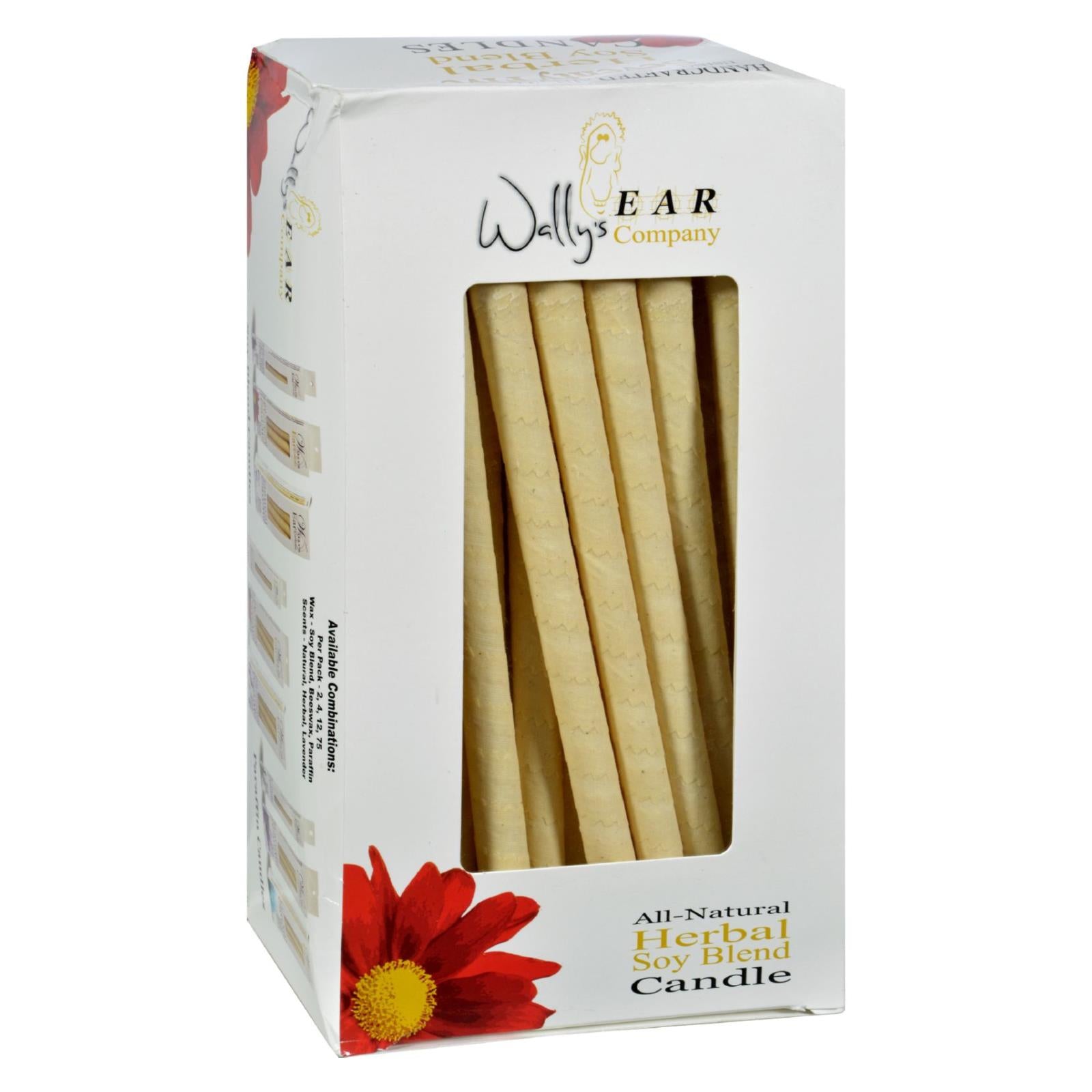 Wally's Natural Products Candles - Soy Blend Herbal - Case of 75