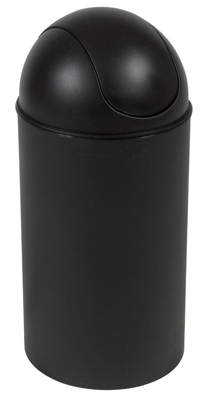 UMBRA - Umbra Grand 10 gal Black Plastic Swing-Top Trash Can - Case of 3
