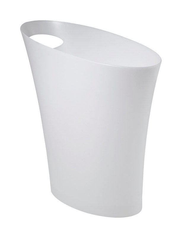 UMBRA - Umbra Skinny 2 gal White Plastic Modern Wastebasket - Case of 6