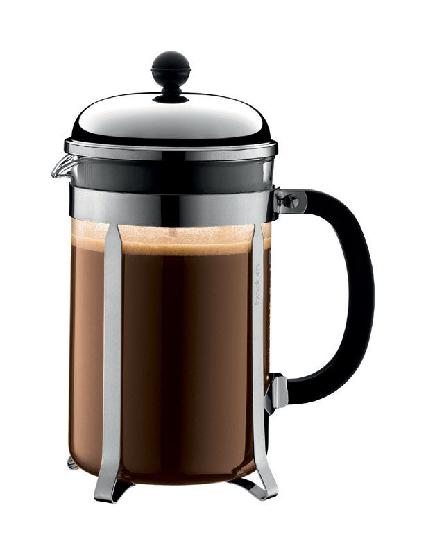 BODUM - Bodum Chambord 51 oz Silver French Press
