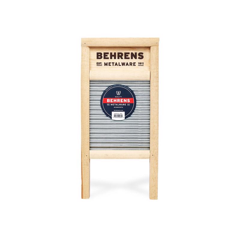 BEHRENS - Behrens 7.25 in. W X 14.5 in. L Galvanized Steel Scrub Surface Washboard