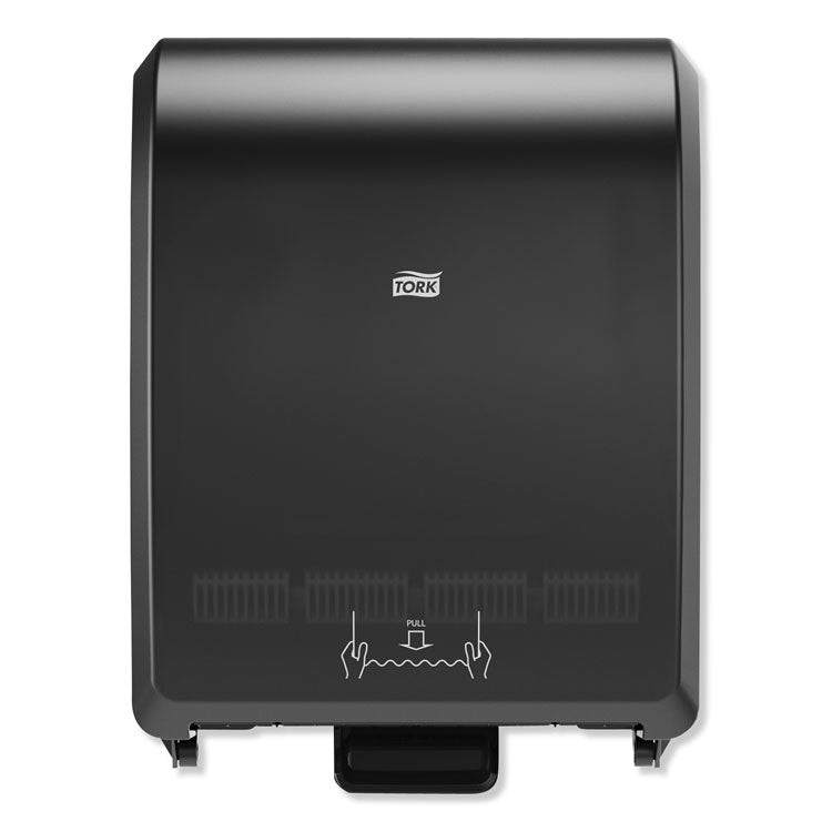 Tork - Mechanical Hand Towel Roll Dispenser, H80 System, 12.32 x 9.32 x 15.95, Black
