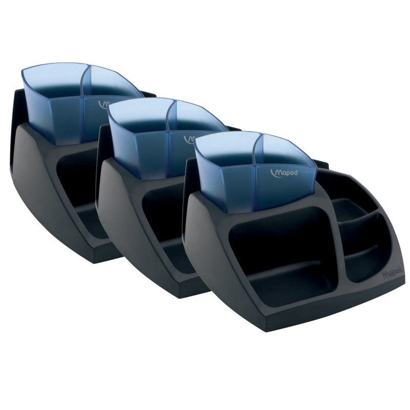 MAPED - Compact Desk Organizer, Pack of 3