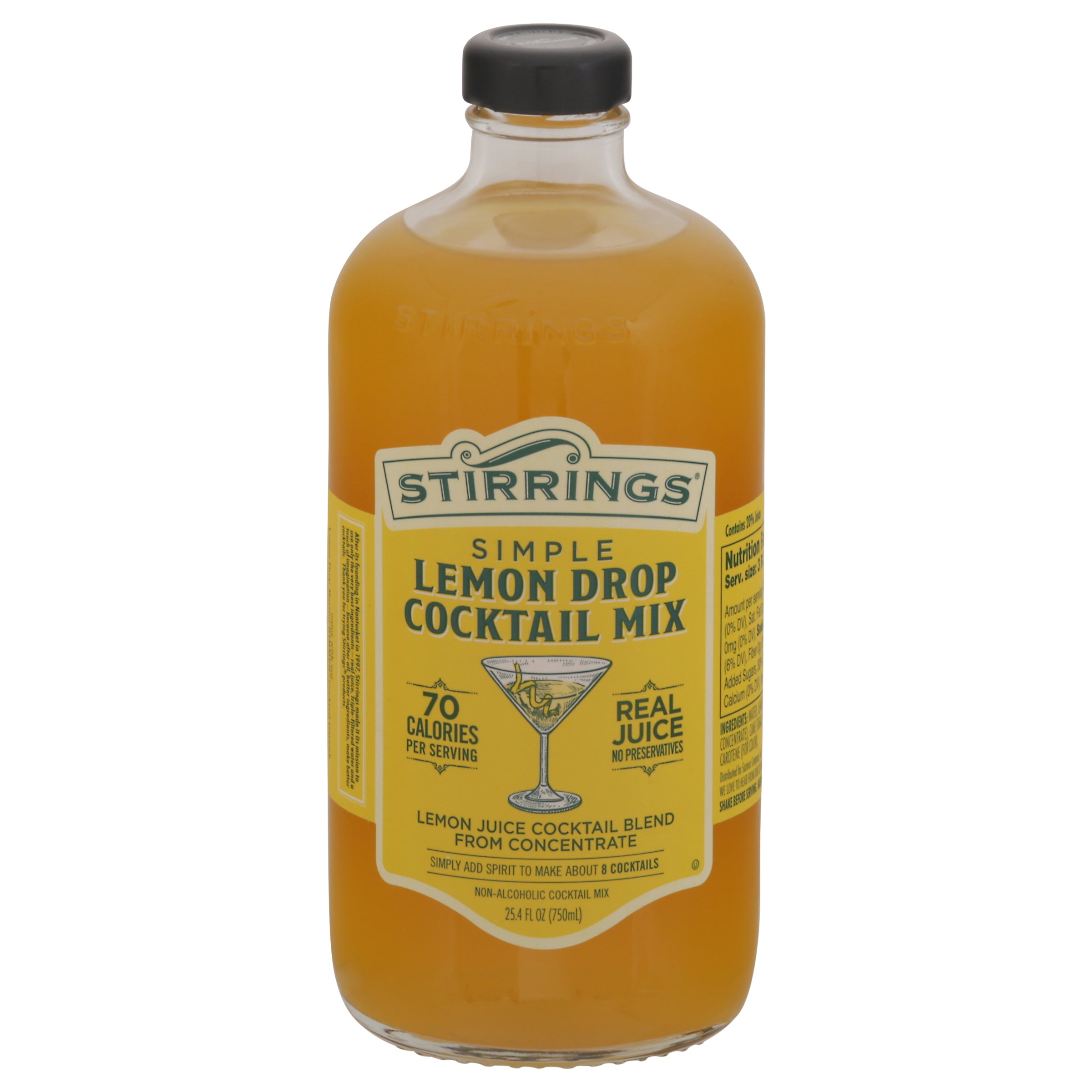 Stirrings Lemon Drop Cocktail Mix 25.4 fl oz - Case of 6