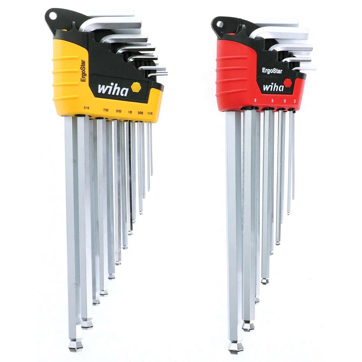 Wiha MagicRing Ball End Hex L-Key Set – SAE/Metric (22 Piece Set)