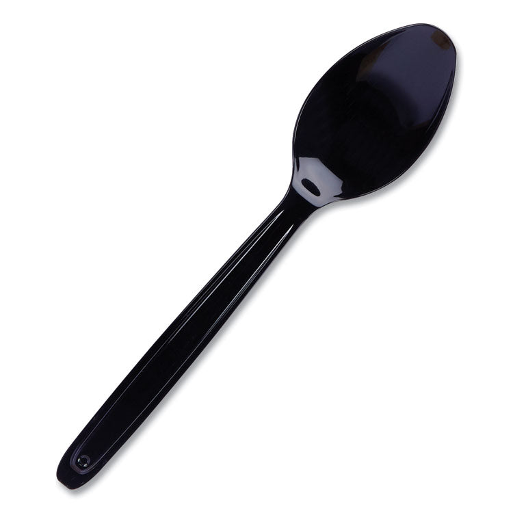 WNA - Cutlery for Cutlerease Dispensing System, Spoon 6", Black, 960/Box