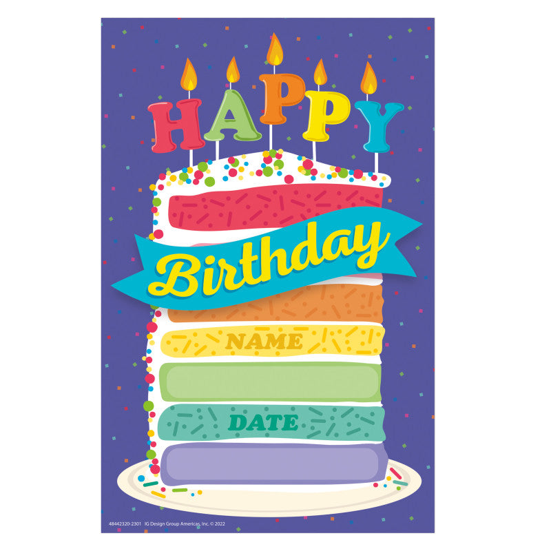 Birthday Recognition Award, Pack of 36