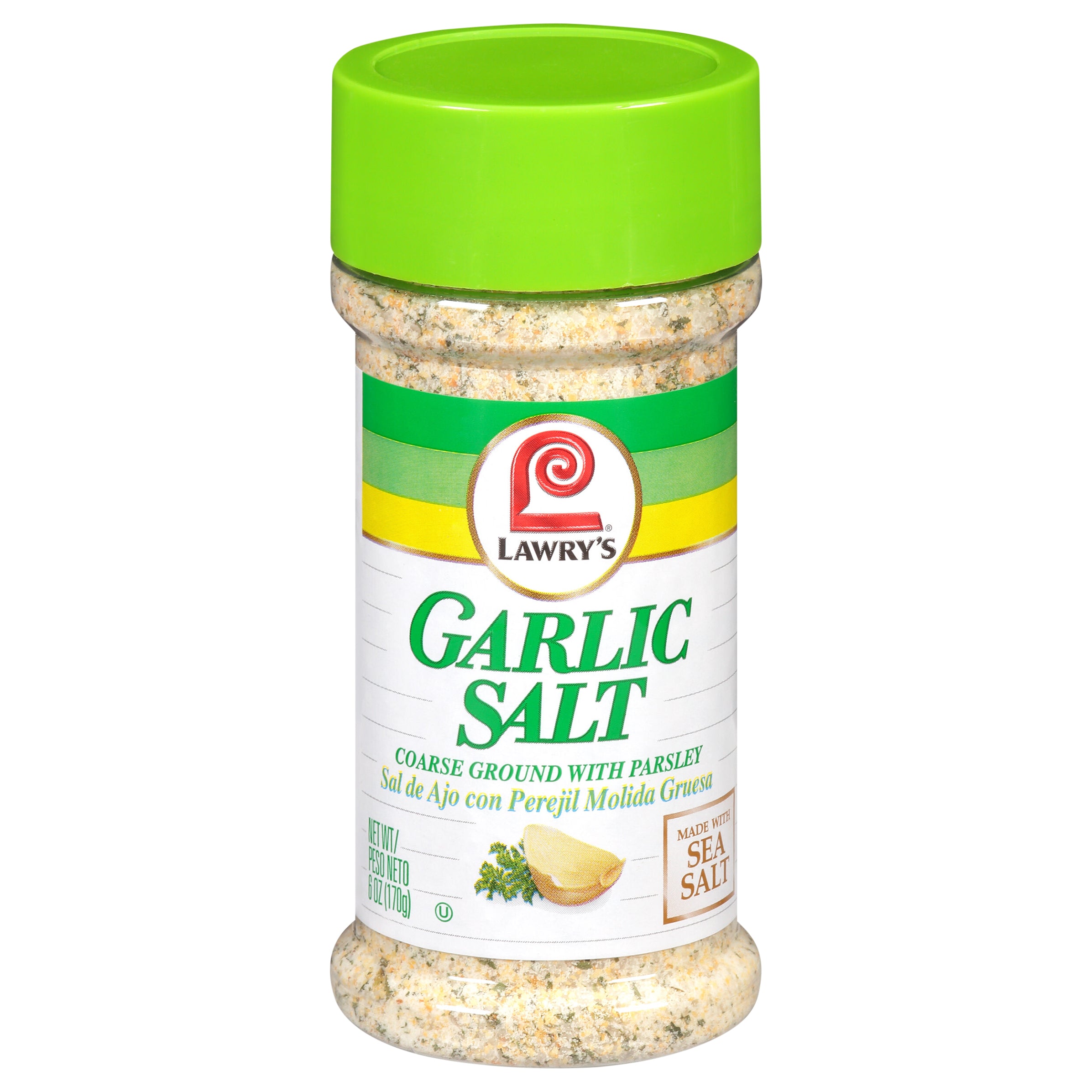 Lawry's Coarse Ground With Parsley Garlic Salt, 6 oz - Case of 12