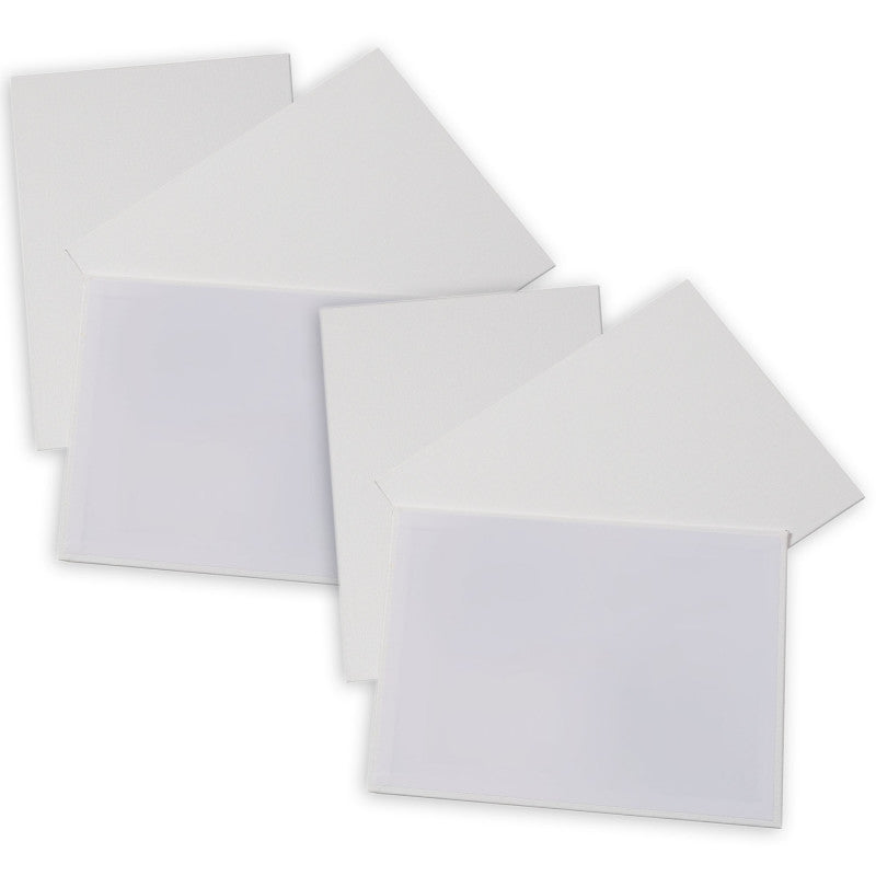 PRANG - Canvas Panels, White, 9" x 12", 3 Per Pack, 2 Packs