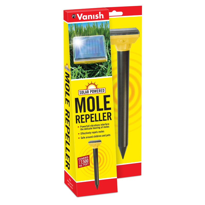 VANISH - Vanish Solar-Powered Sonic Spike Repeller For Gophers and Moles