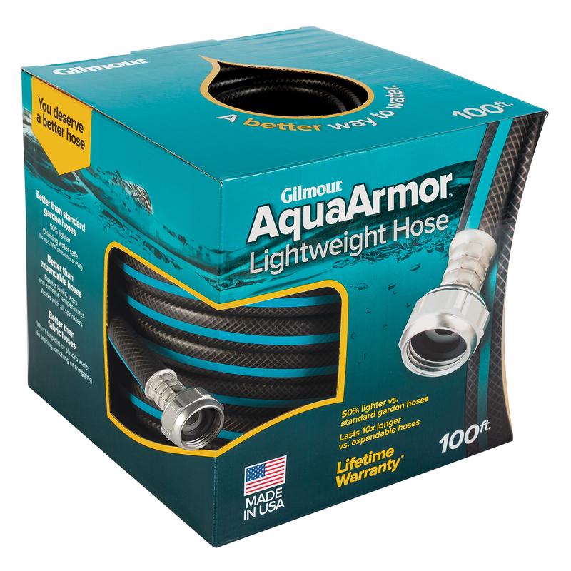 GILMOUR - Gilmour AquaArmor 1/2 in. D X 100 ft. L Expandable Lightweight Garden Hose