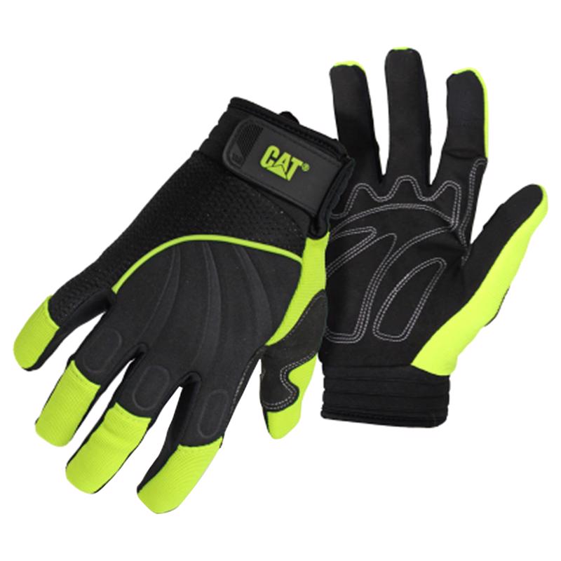 CAT - CAT Men's Outdoor Utility Gloves High-Vis Green L 1 pair