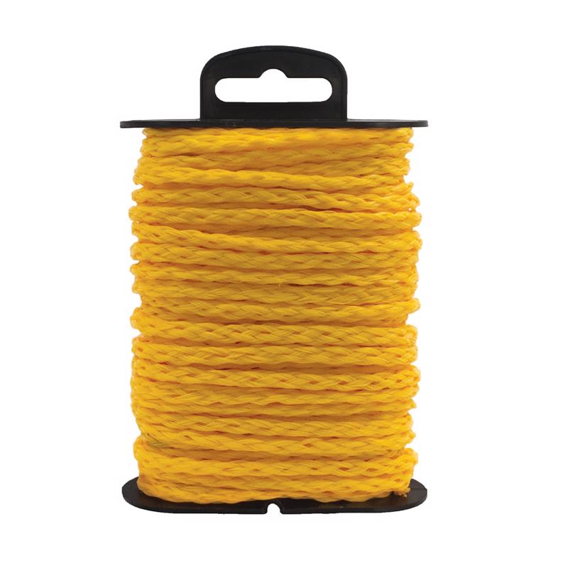 KOCH - Koch 5/32 in. D X 45 ft. L Yellow Hollow Braided Polypropylene Rope