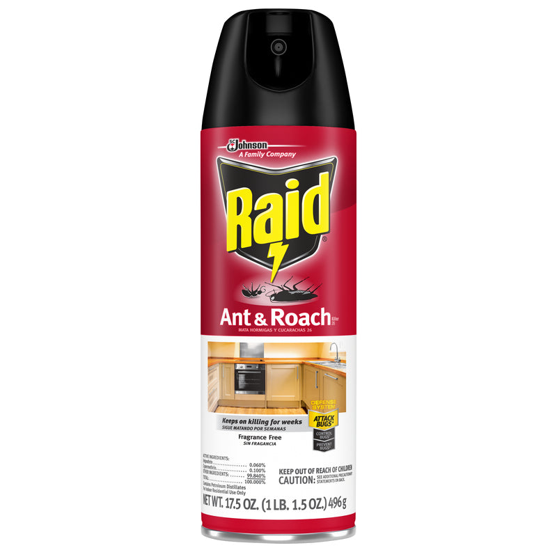 RAID - Raid Ant and Roach Killer Aerosol 17.5 oz