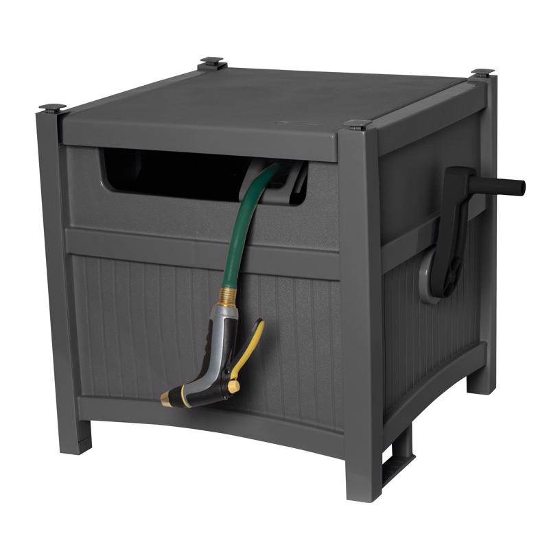 SUNCAST - Suncast Smart Trak 225 ft. Gray Retractable Free Standing Hideaway Hose Reel