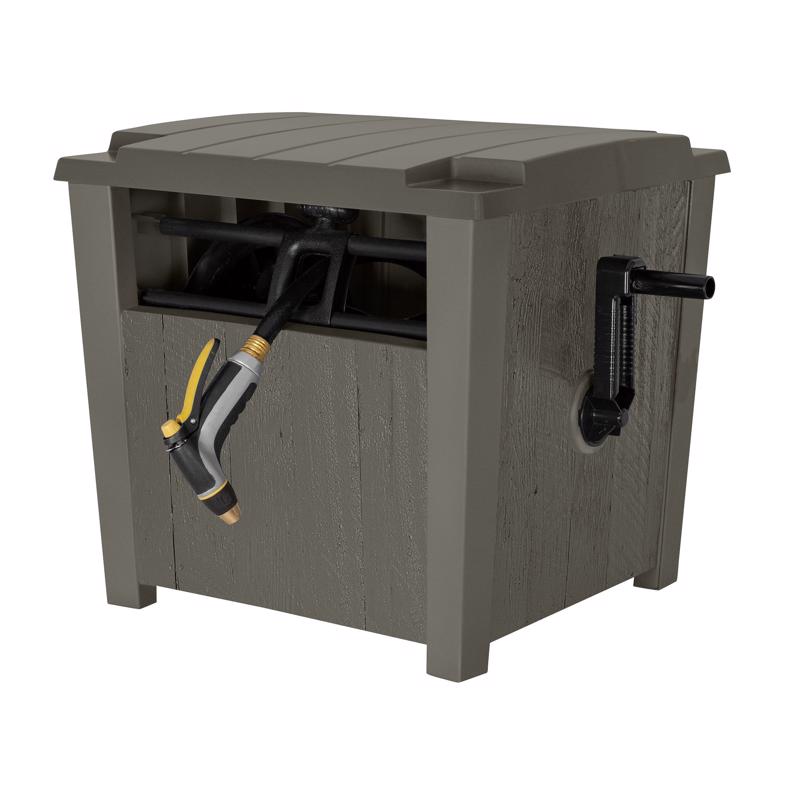 SUNCAST - Suncast Slide Trak 175 ft. Brown Retractable Free Standing Hideaway Hose Reel