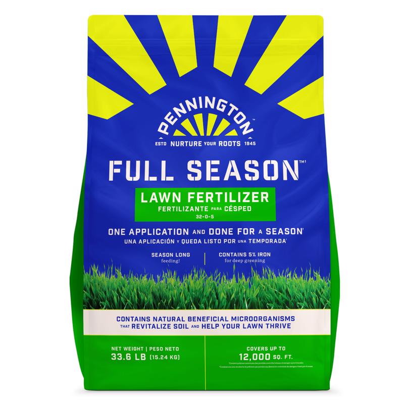 PENNINGTON - Pennington Full Season Slow-Release Nitrogen Lawn Fertilizer For All Grasses 12000 sq ft