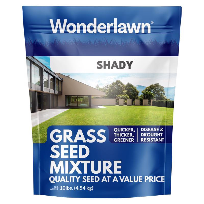 WONDERLAWN - Wonderlawn Shady Mixed Full Shade Grass Seed 10 lb
