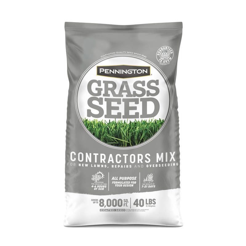 PENNINGTON - Pennington Contractors Mix Full Sun/Light Shade Grass Seed 40 lb