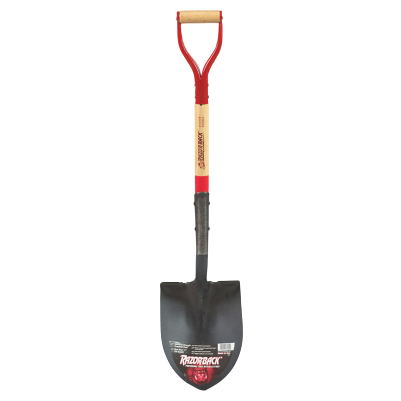 RAZOR-BACK - Razor-Back 41.5 in. Steel Round Shovel Wood Handle