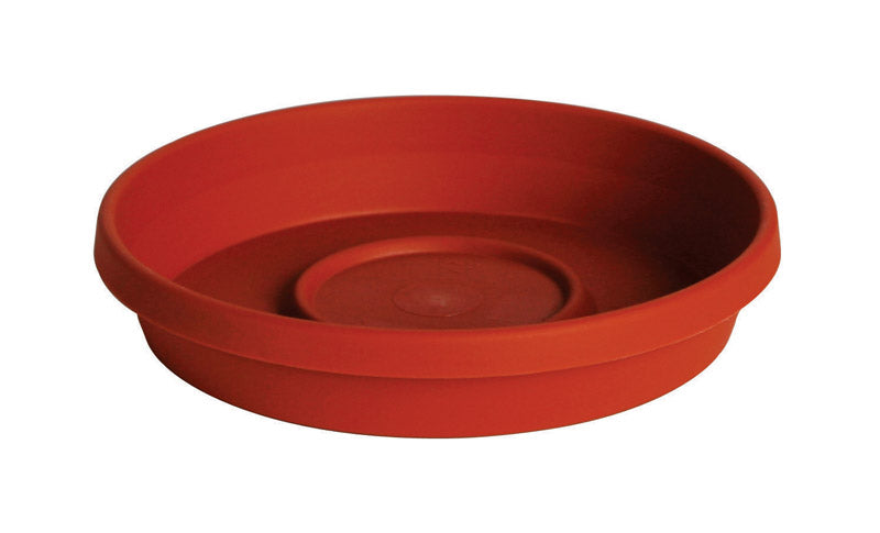 BLOEM - Bloem TerraTray 2.7 in. H X 16 in. D Resin Plant Saucer Terracotta Clay
