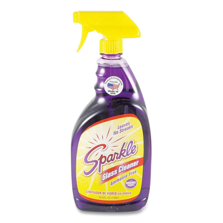 Sparkle - Glass Cleaner, 33.8 oz Spray Bottle