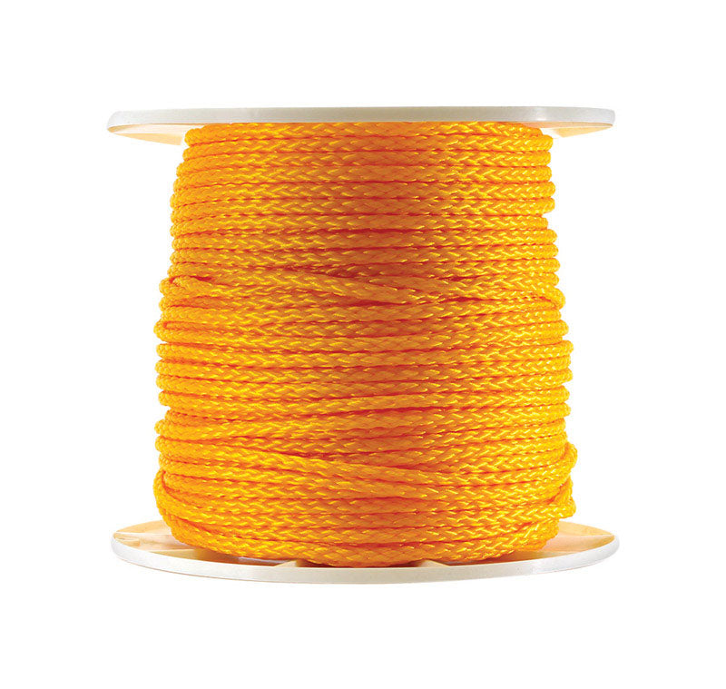 KOCH - Koch 5/16 in. D X 600 ft. L Yellow Hollow Braided Poly Rope