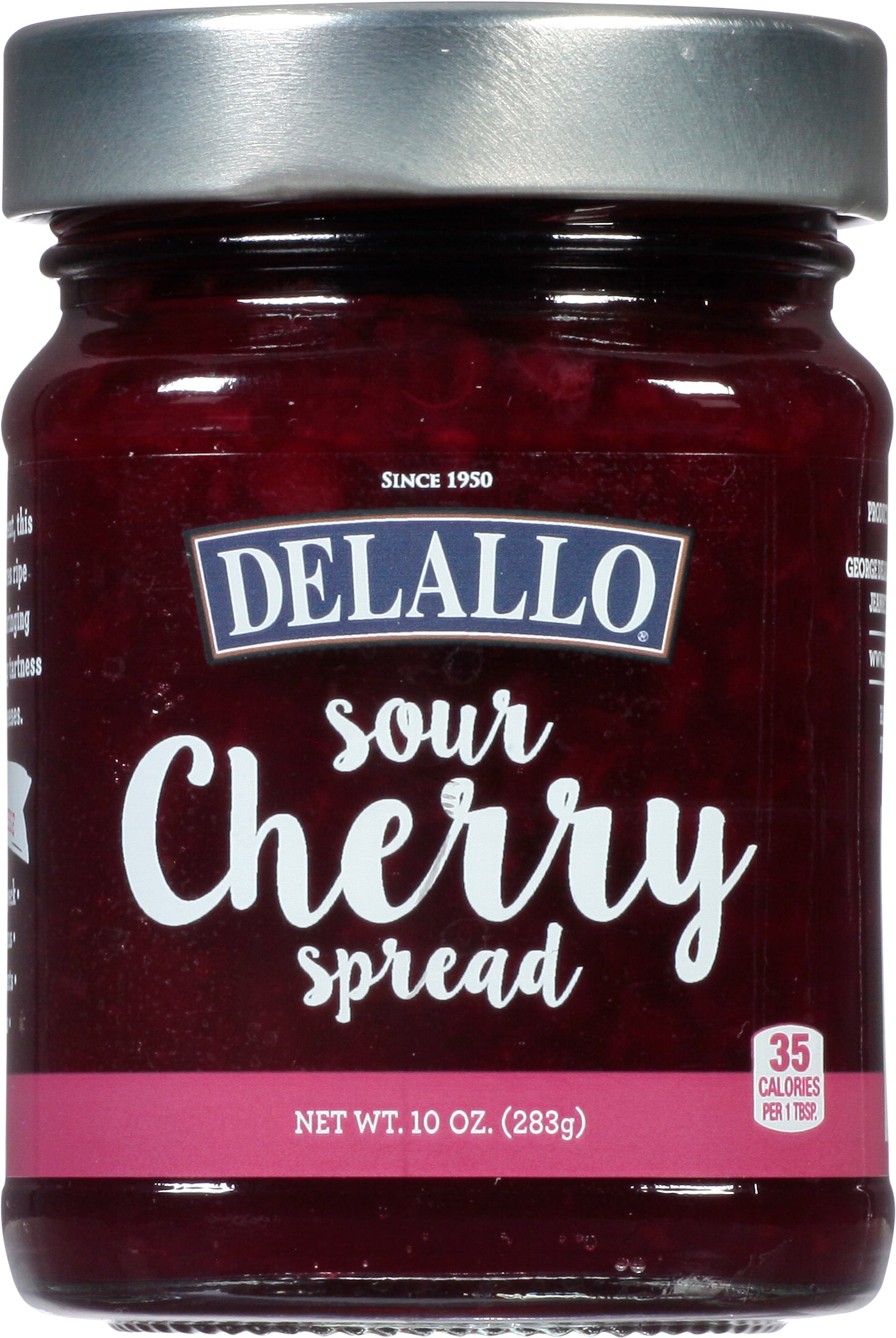 Delallo Spread Sour Cherry - Case of 6 - 10 Oz