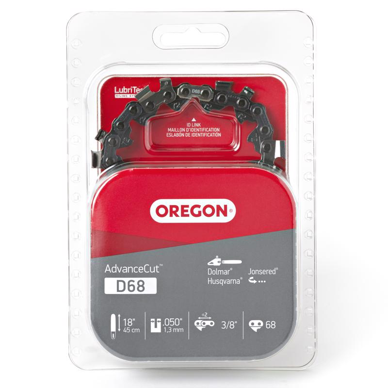 OREGON - Oregon AdvanceCut D68 18 in. 68 links Chainsaw Chain