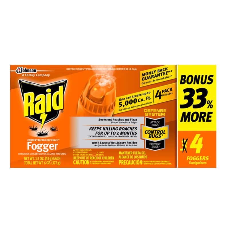 RAID - Raid Deep Reach Insect Killer Aerosol 1.5 oz - Case of 8