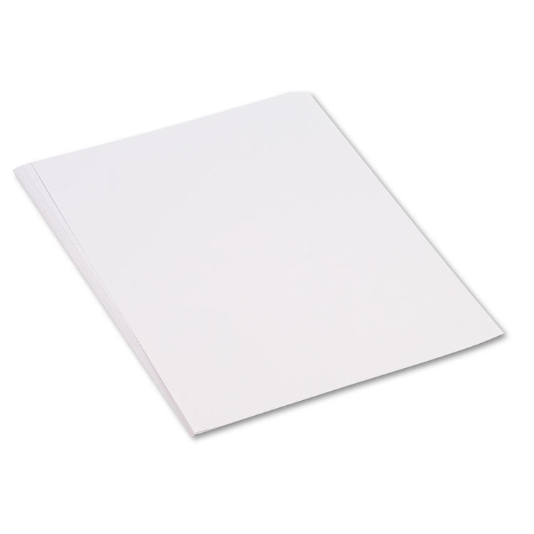 SunWorks - Construction Paper, 58 lb Text Weight, 18 x 24, White, 50/Pack
